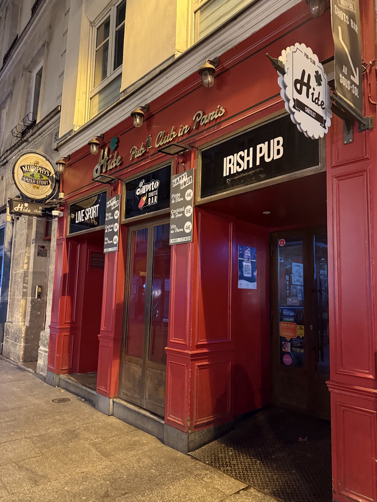 Hide Pub / Club Châtelet 3